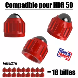 18 slugs pour HDR50 calibre .50 bille 8 mm