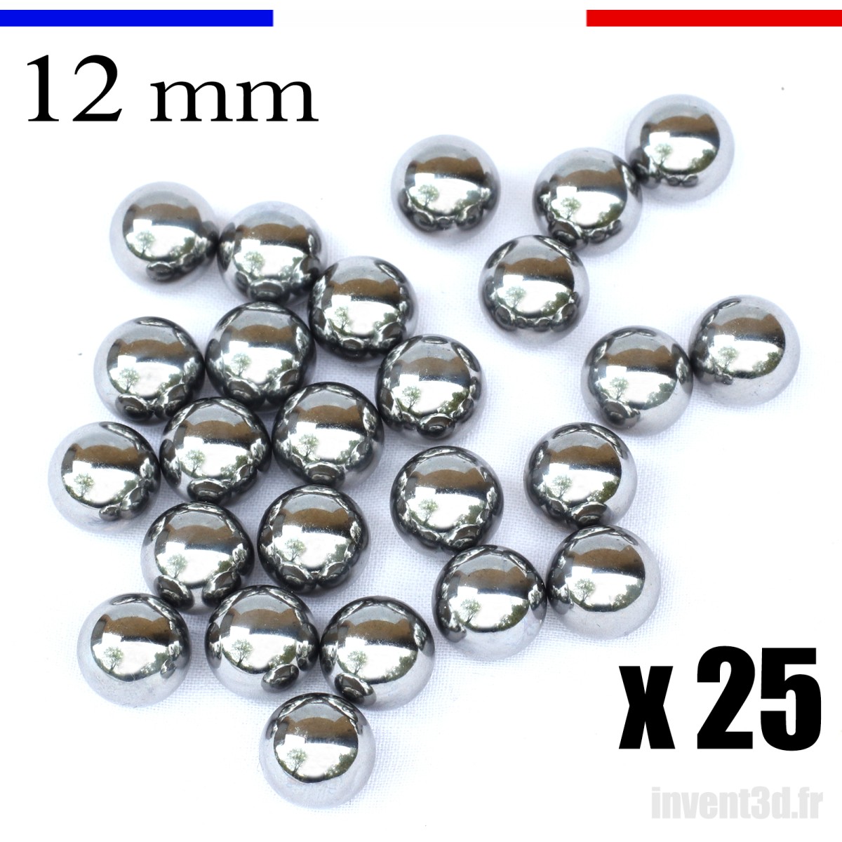 100 billes 6mm Acier - Impact - Expédition France - Idéal Lance