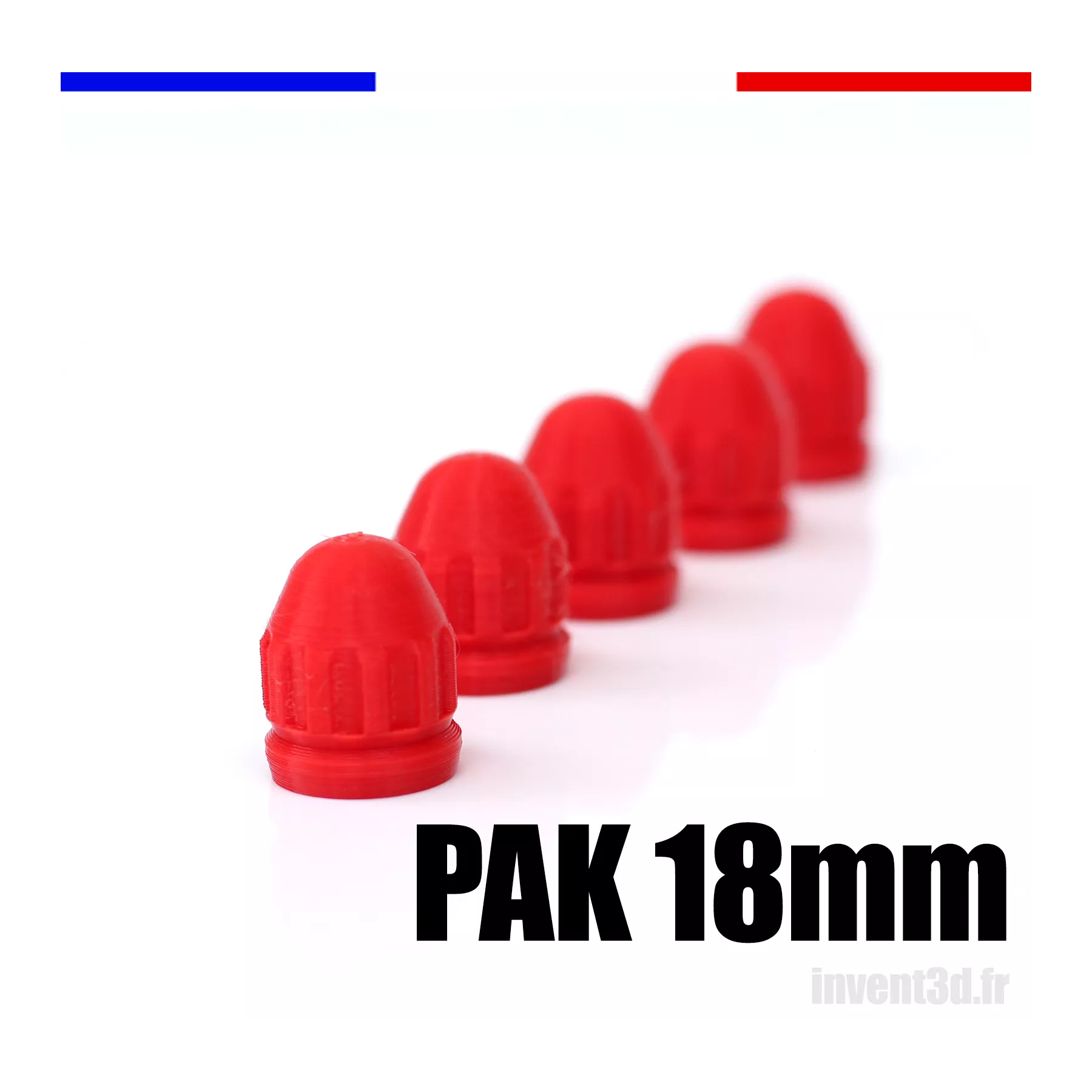 5 slugs 18mm pour PAK