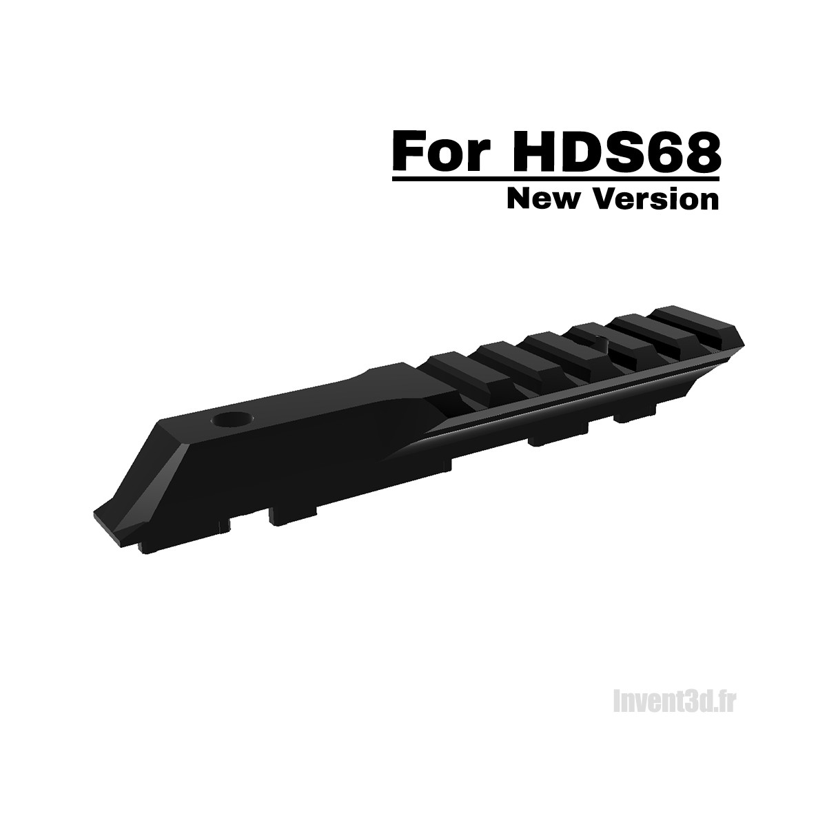 Rail Picatinny New Version - Fibre de Carbone pour HDS68 T4E de Umarex Rail Picatinny New Version - Fibre de Carbone pour HDS68 T4E de Umarex