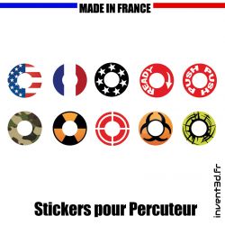 Lot de 10 Stickers pour Percuteurs HDS68 HDR50 T4E de Umarex