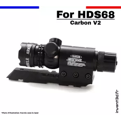 Rail Picatinny New Version - Fibre de Carbone pour HDS68 T4E de Umarex