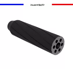 Réducteur de bruit - Silencieux avec fibre de carbone - 1/2 UNF