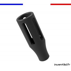 Cache Flamme UNF 1/2 - Noir Carbone