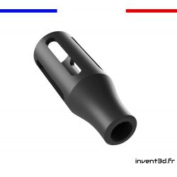 Cache Flamme UNF 1/2 - Noir Carbone