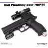 Picatinny Rail New Version - Carbon Fiber for Umarex HDS68 T4E