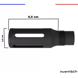 Cache Flamme Kral puncher armour - Noir Carbone