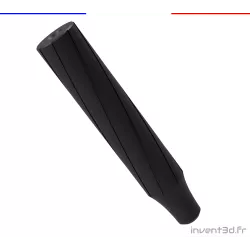 1/2 UNF - Ø35mm Long.19cm Réducteur de bruit - Avec fibre de carbone - Silencieux 1/2 UNF