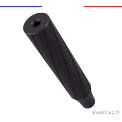 Noise reducer - Silencer with carbon fiber - 1/2 UNF