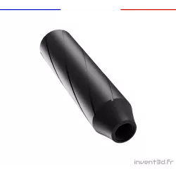 Pour HDR50 et HDS50 avec filetage M15x1 - Ø33mm Long.14cm Réducteur de bruit - Avec fibre de carbone - Silencieux 1/2 UNF