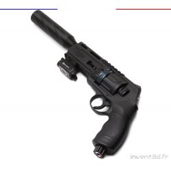 Noise reducer - Silencer with carbon fiber - 1/2 UNF