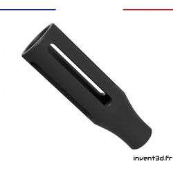 Cache Flamme 90mm UNF 1/2 - Noir Carbone