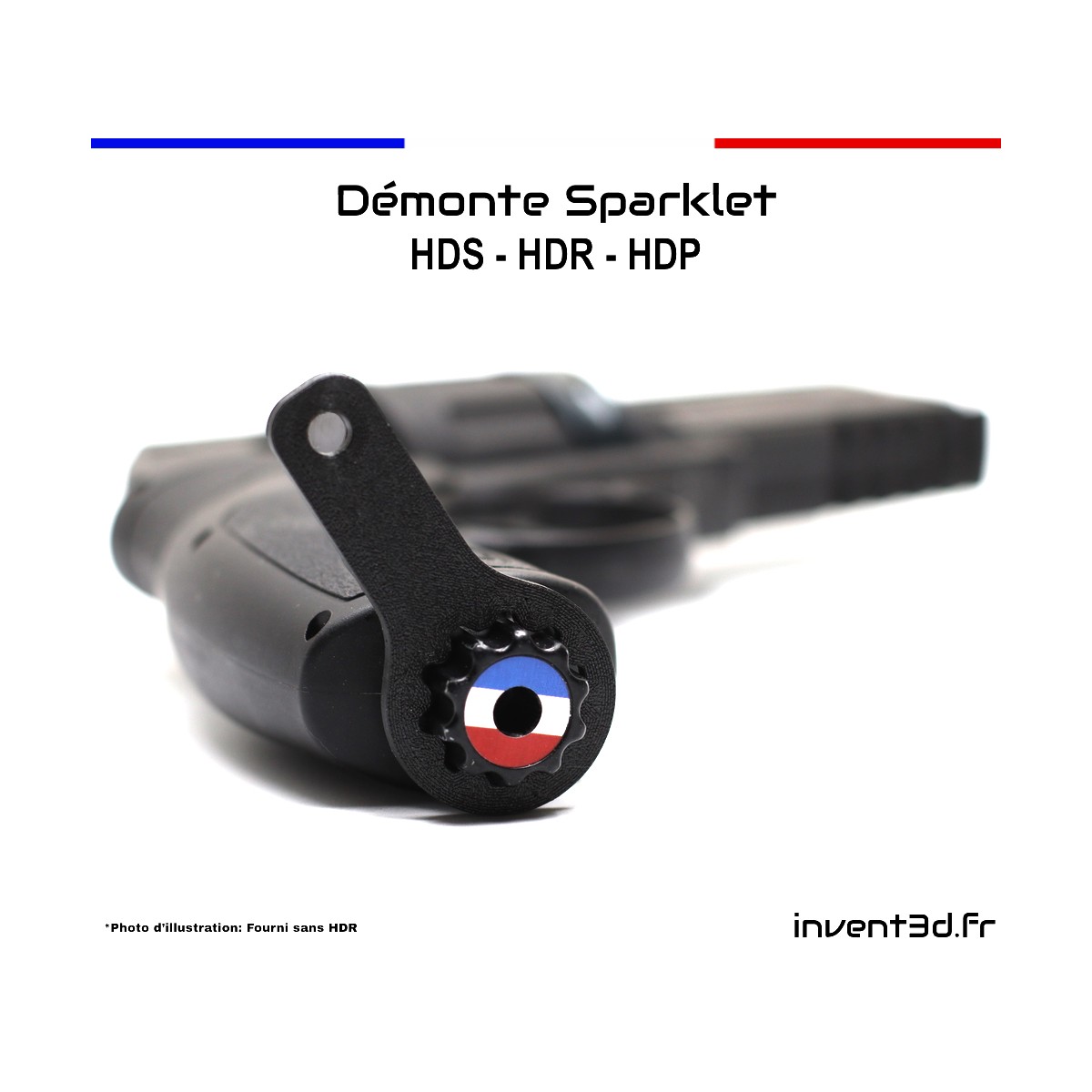 Demonte Sparklet pour HDR HDS HDP - Noir