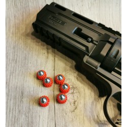 18 Slugs for T4E HDR50 CO2 Umarex cal.50 ball 8mm weight 2,7g - Red