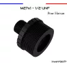 For Hatsan M27x1 - 1/2 UNF thread extension with carbon fiber