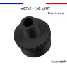 For Hatsan M27x1 - 1/2 UNF thread extension with carbon fiber