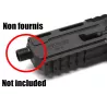 Noise reducer for HDP and HDR M15x1 - Ø33mm Long.14cm - Silencer with carbon fiber