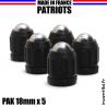 5 slugs 18mm Patriot pour PAK - Bille 12mm - Noir