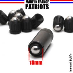 10 slugs 18mm Patriot pour PAK - Bille 12mm - Noir