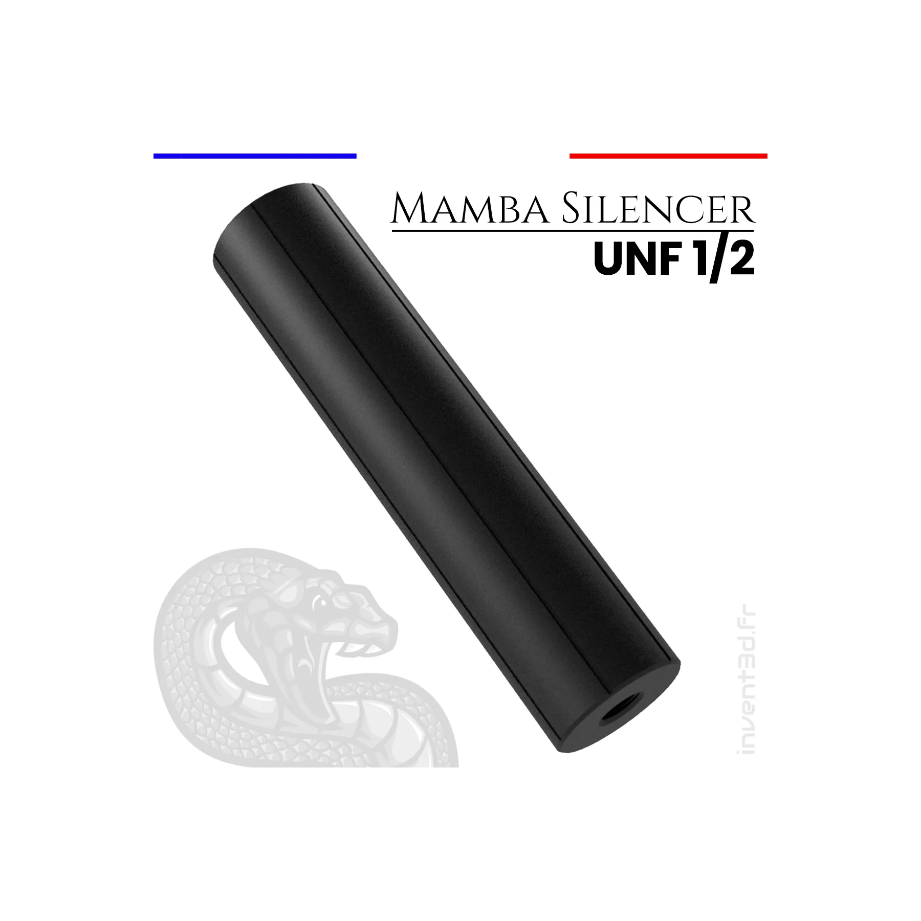 Noise reducer Mamba Ø40mm - 1/2 UNF