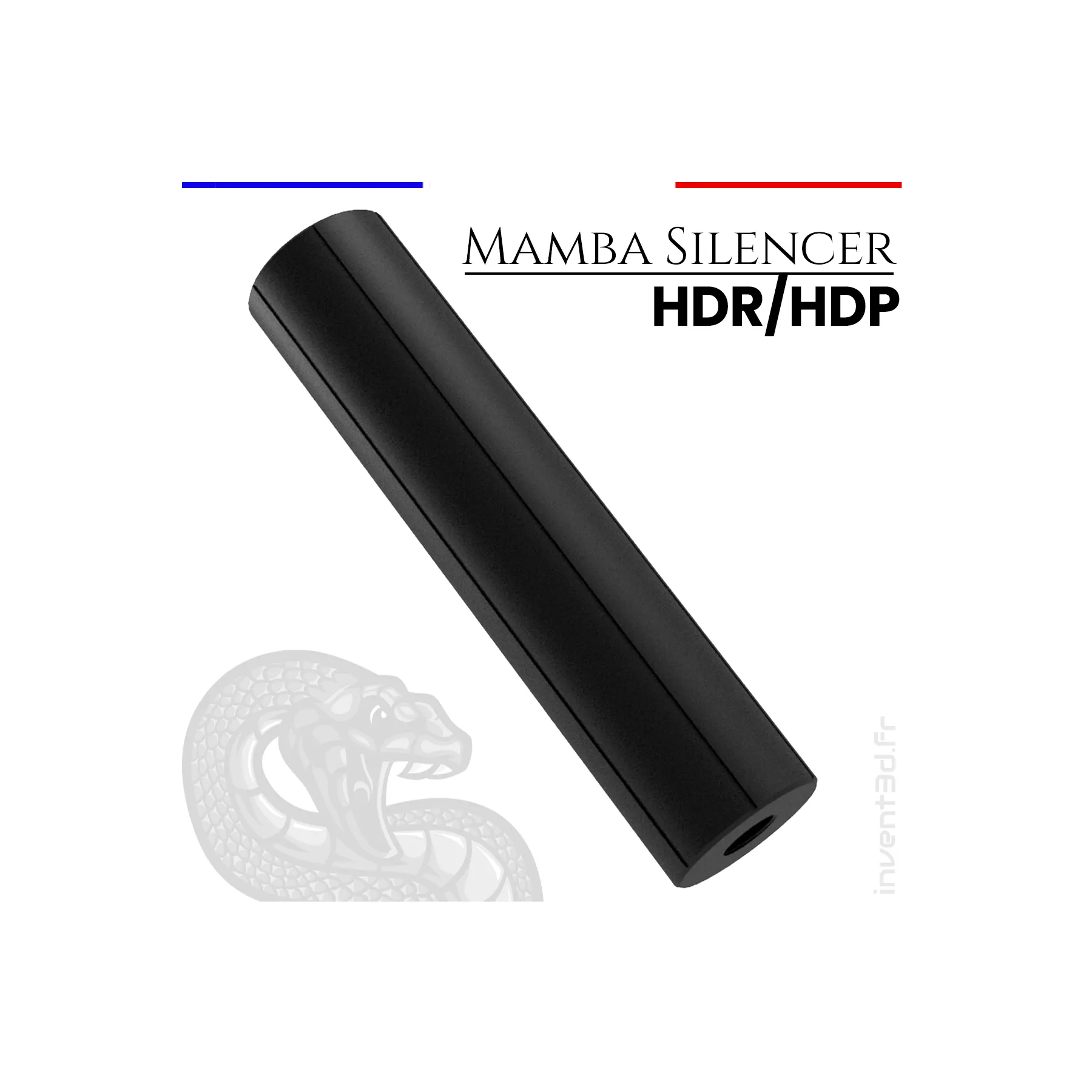 Noise reducer Mamba Ø40mm - 1/2 UNF