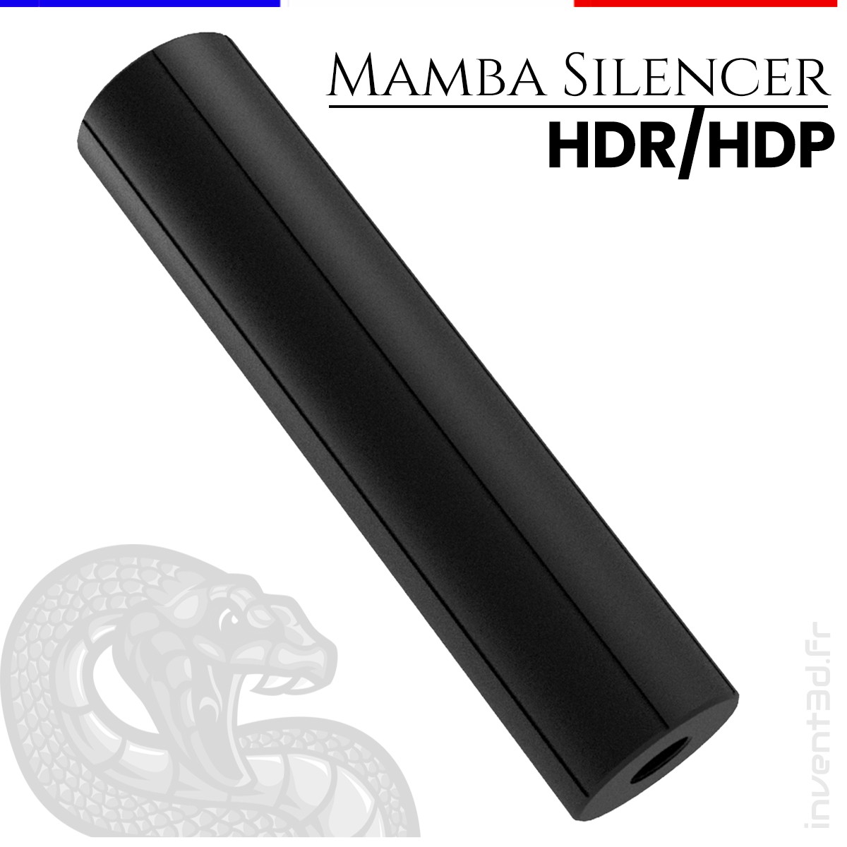 Noise reducer Mamba Ø40mm - 1/2 UNF Noise reducer Mamba Ø40mm - 1/2 UNF