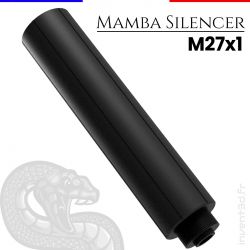 Silencer Mamba M27x1 Modérateur de son - Airsoft CO2 Silencieux Hatsan QE