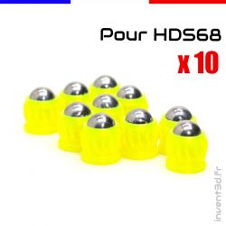 10 slugs pour T4E HDS68 cal.68 Umarex bille 12mm poids 8g - Airsoft yellow