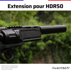 Barrel extension for HDP and HDR M15x1 Barrel homedefence24 - Ø30mm Long.150mm