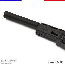 Barrel extension for HDP and HDR M15x1 Barrel homedefence24 - Ø30mm Long.150mm