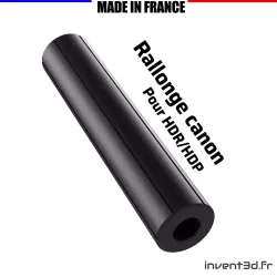 Barrel extension for HDP and HDR M15x1 Barrel homedefence24 - Ø30mm Long.150mm
