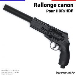 Barrel extension for HDP and HDR M15x1 Barrel homedefence24 - Ø30mm Long.150mm