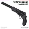 Barrel extension for HDP and HDR M15x1 Barrel homedefence24 - Ø30mm Long.150mm