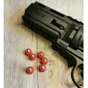 18 billes embout Acier Calibre .50 pour HDR 50 T4E Umarex - Noir