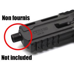 Barrel extension for HDP and HDR M15x1 Barrel homedefence24 - Ø30mm Long.150mm