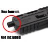 Barrel extension for HDP and HDR M15x1 Barrel homedefence24 - Ø30mm Long.150mm