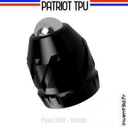 5 Patriot V2 18mm réutilisable pour PAK - Bille 10mm - Noir