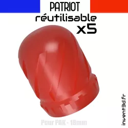 5 Patriot V2 18mm reusable for PAK - Red