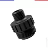 1/2 UNF thread extension with carbon fiber - For muffler