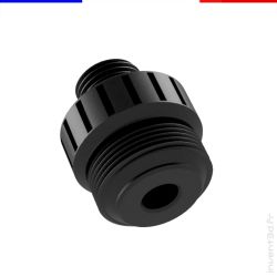 1/2 UNF thread extension with carbon fiber - For muffler