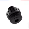 1/2 UNF thread extension with carbon fiber - For muffler