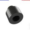 1/2 UNF thread extension with carbon fiber - For muffler