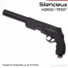 Noise reducer Mamba Ø40mm - HDR-HDP Homedefence