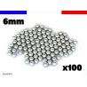 100 billes 6mm acier au carbone - Bricolage ou idéal Lance pierre
