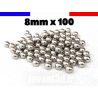 100 billes 8mm Acier - Impact - Expédition France - Idéal Lance pierre bricolage et autres