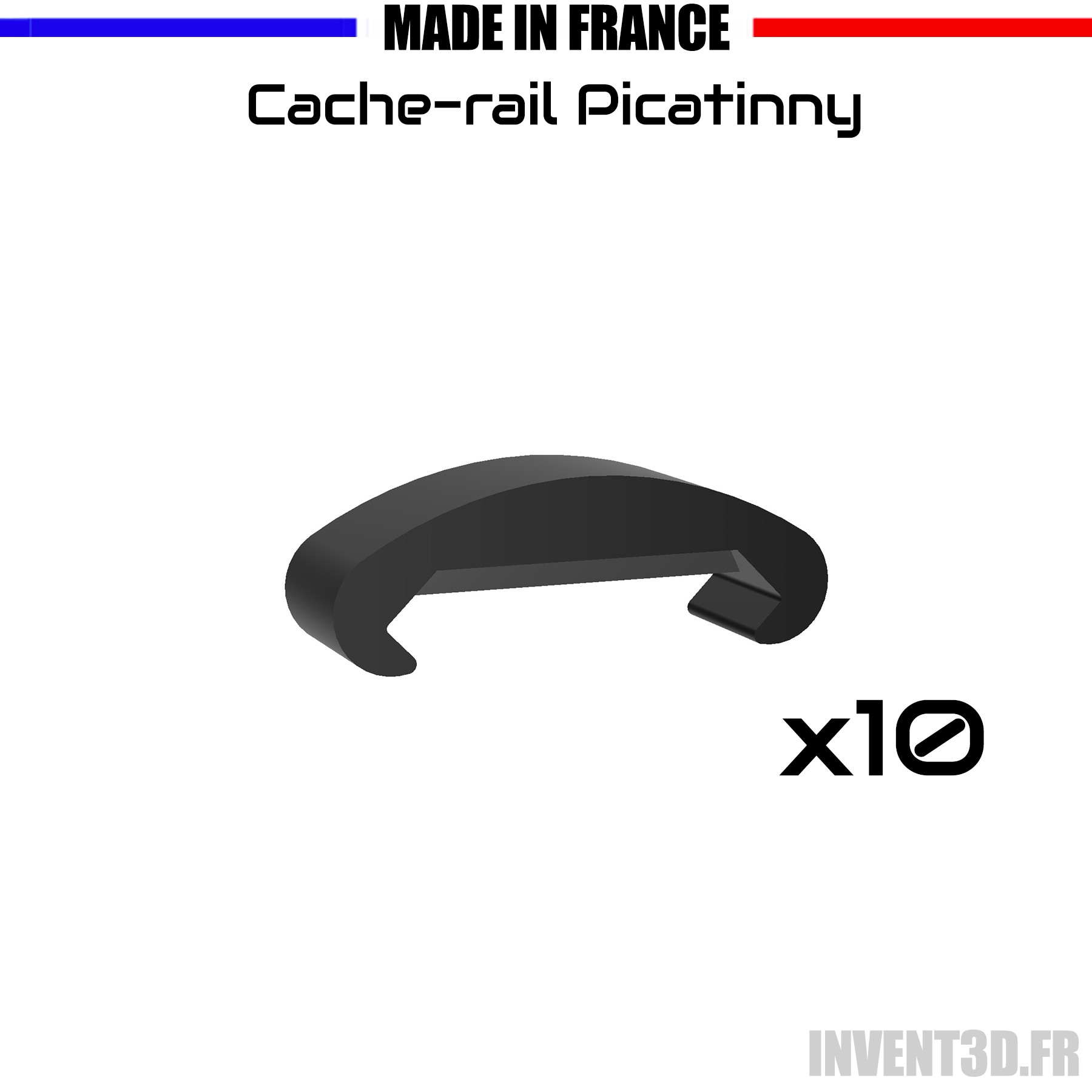 Cache rail Picatinny Bombé
