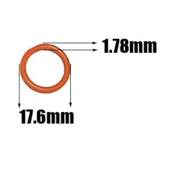 Set of 2 O-Rings for 3000 PSI High Pressure Bottle G1/2-14