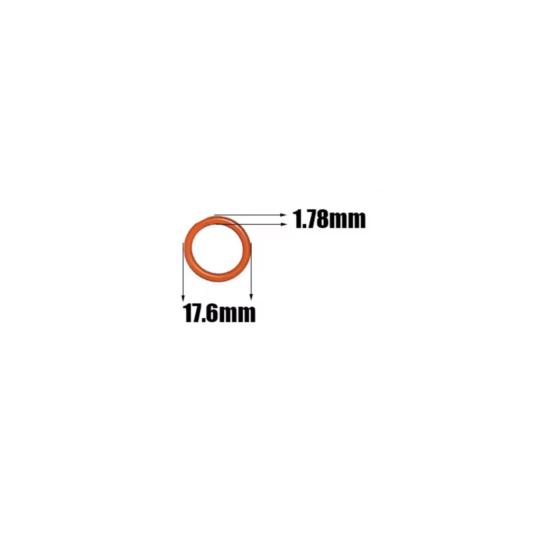 Lot de 2 Joints torique pour bouteille haute pression 3000 PSI – G1/2-14