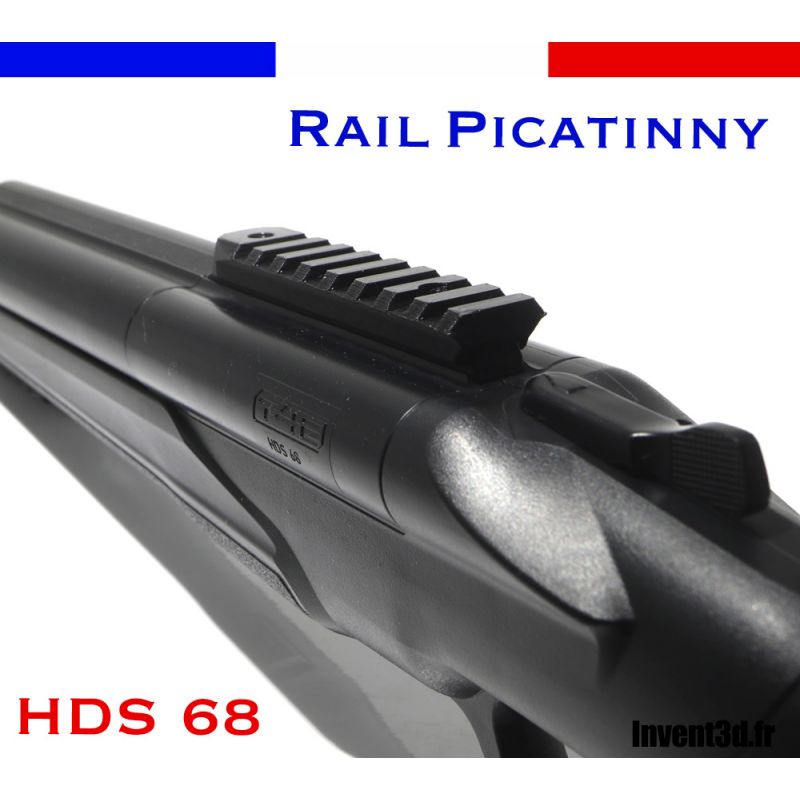 Rail Picatinny New Version Fibre de Carbone pour HDS68 T4E de Umarex 