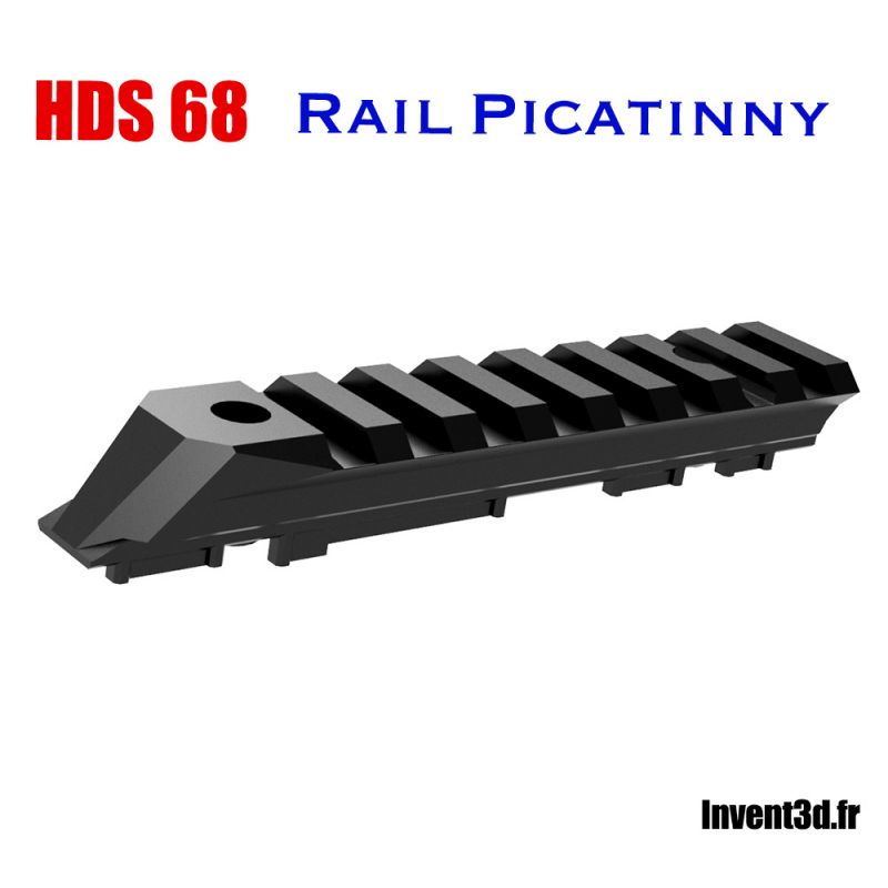Rail Picatinny adaptable sur le HDS 68 T4E Made in France 